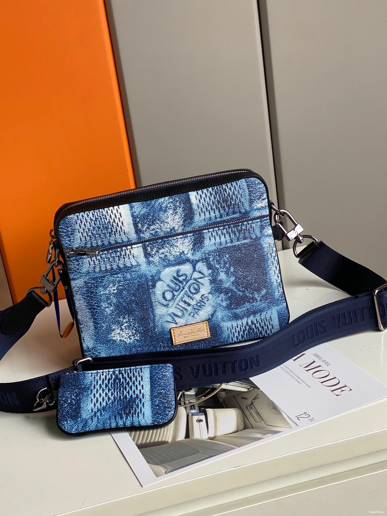 MESSENGER TRIO VUITTON LOUIS 0808